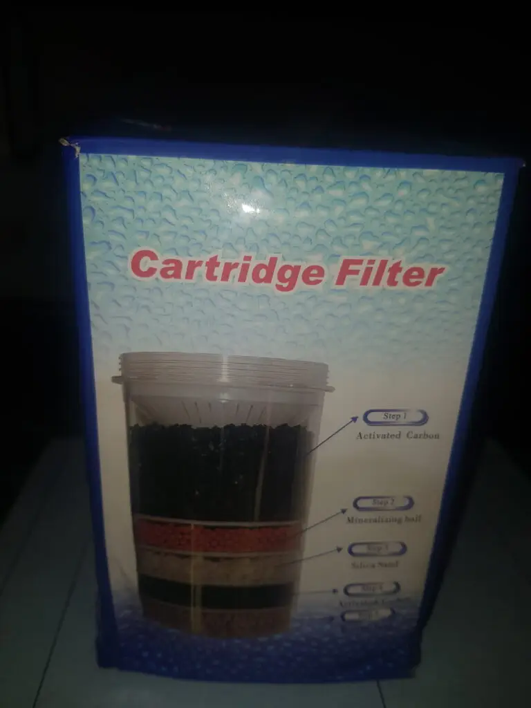 Mineral cartridge filter of 16 liter mineral pot