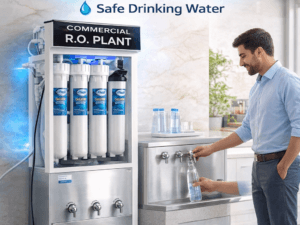 100 LPH RO Plant With Water Cooler Attach